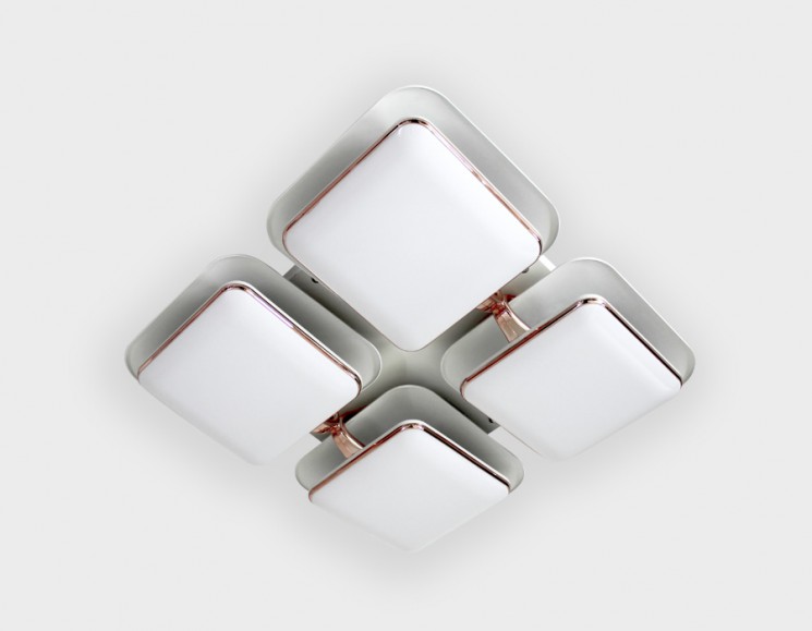 Управляемый светильник Ambrella light FG2034 WH 128W+48W D670*670 ORBITAL GRANULE