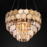 Каскадная люстра Eurosvet 10124/5 золото/прозрачный хрусталь Strotskis Smart (10113/5) Ariana