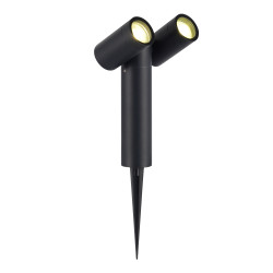 Светильник садово-парковый ST-Luce черный/белый GU10 2*50W SL9011.405.02 ECOLLO