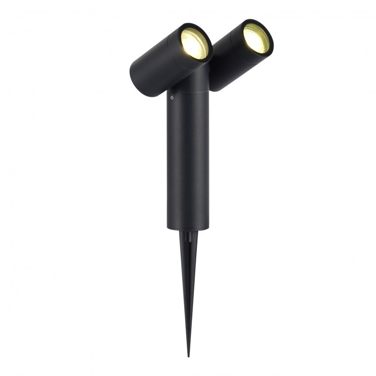 Светильник садово-парковый ST-Luce черный/белый GU10 2*50W SL9011.405.02 ECOLLO