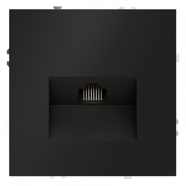 Розетка компьютерная VOLTUM VLS060108 черный