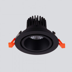 Встраиваемый светильник Elektrostandard 15267/LED 7W 4200K BK/BK черный/черный Nulla