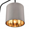 Торшер LUMION 8037/1F MODERNI Н141 см D20 см L37 cм 1хЕ27 черный/серый/золотой