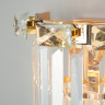 Настенный светильник Eurosvet 10130/1 золото/прозрачный хрусталь Strotskis Elegante