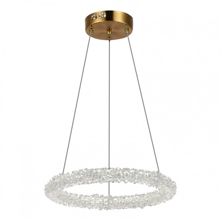 Подвесная люстра ST-Luce SL6110.203.01 AVANA D400мм 25W 3000-5000K золото/прозрачный