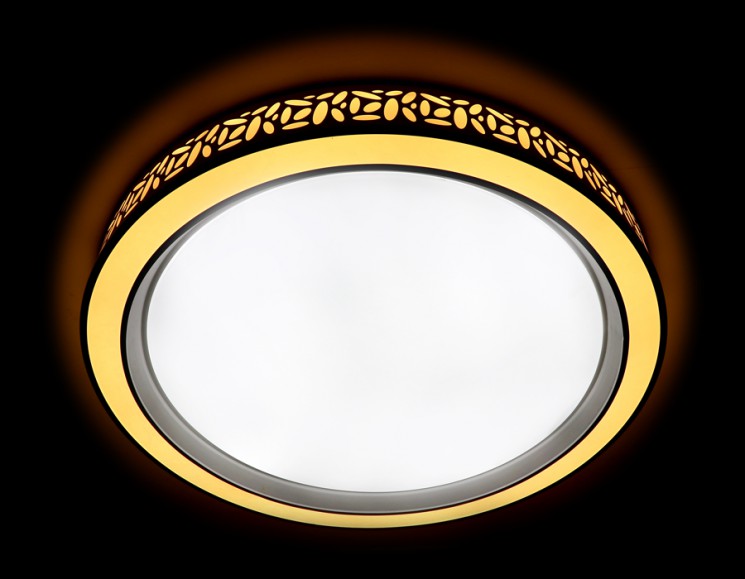 Управляемый светодиодный светильник Ambrella light ORBITAL DESIGN  F211 WH 208W D870