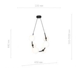 Люстра Freya FR4005PL-06B2 Perlina