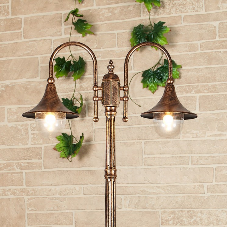 Светильник Elektrostandard Saga F/2 черное золото