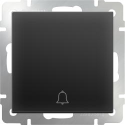 Кнопка звонка черный матовый Werkel W1114508 (WL08-04-01)