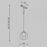 Светильник на шине Maytoni Technical  Elasity TR181PL-1-4WTW-B Bubble