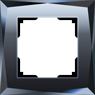 Рамка на 1 пост черный Werkel W0011208 (WL08-Frame-01 Diamant)