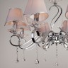 Подвесной светильник  Eurosvet Kelly 10085/8 хром/прозрачный хрусталь Strotskis
