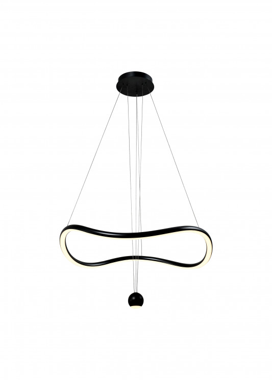 Светильник подвесной ST Luce Черный/Черный, Белый LED 1*35W 3000K        SL6209.403.35