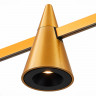 Магнитный трековый светильник ST Luce FARM Золотистый LED 1*5W 4000K 272Lm Ra90 60 IP20 D70xH1   ST813.246.05