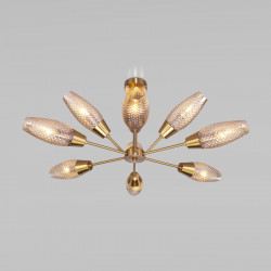 Люстра на штанге Eurosvet 60140/9 золото Thalia