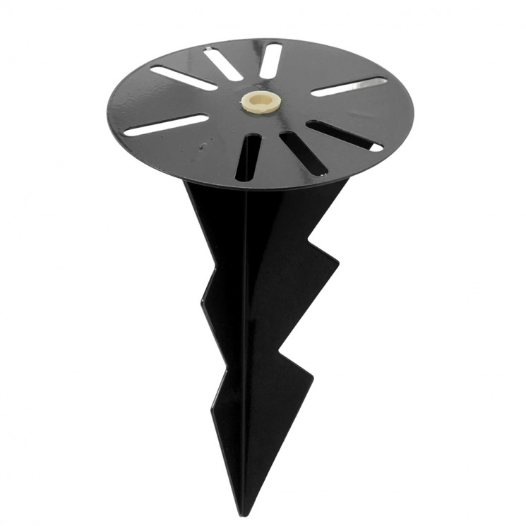 Держатель(штырь) грунтовый для ландшафтных светильников-столбиков Feron ДГ-03 черный 51814