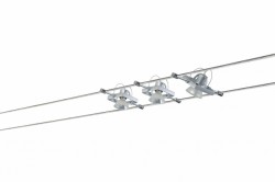Светильник струнный Paulmann 97491 MAC II 3X20W GU5,3 хром мат.