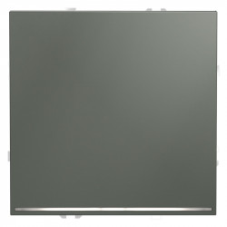 Выключатель одноклавишный проходной VOLTUM VLS010406 титан