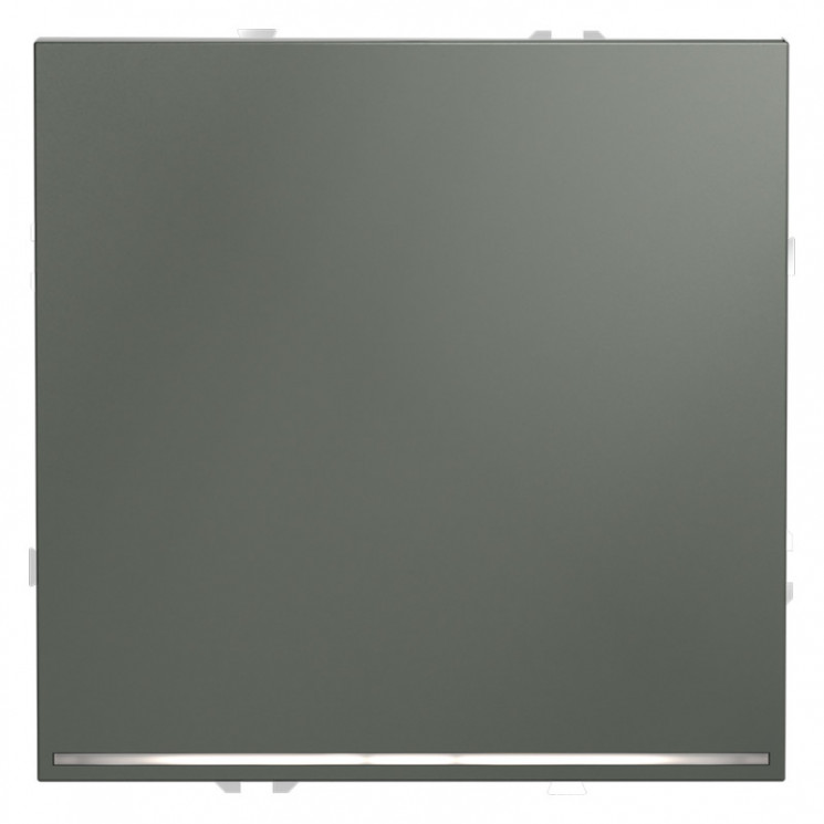 Выключатель одноклавишный проходной VOLTUM VLS010406 титан