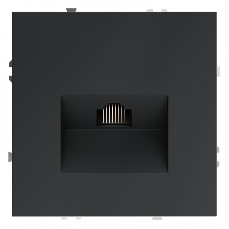 Розетка компьютерная VOLTUM VLS060107 графит