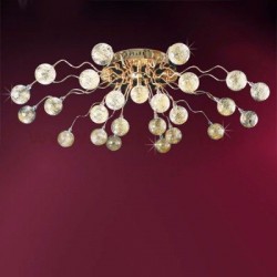 Люстра Linvel 3652/25 золото, с пультом