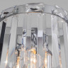 Настенный светильник Eurosvet 10130/1 хром/прозрачный хрусталь Strotskis Elegante