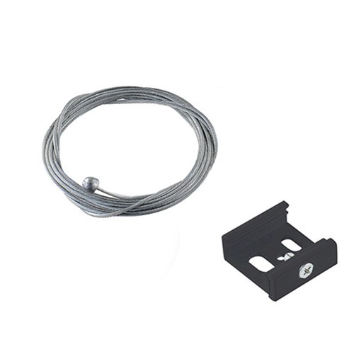 Комплект подвеса к шине с держателем, 2м MEGALIGHT WSO 37D black