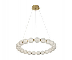 Подвес Kink Light Клоди бронза d82 h130 Led 75W (4000K) 07629-20,20