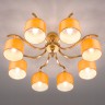 Потолочный светильник  Eurosvet Ofelia 60070/8 перламутровое золото