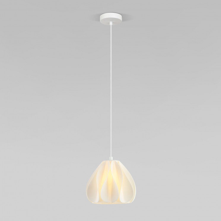 Подвесной светильник с акриловым плафоном Eurosvet 30187/1 белый Sinki