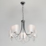 Подвесной светильник  Eurosvet Cornella 10084/5 хром/прозрачный хрусталь Strotskis