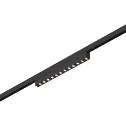 Магнитный трековый светильник SUPER5 ST Luce  Черный LED 1*10W 4000K 430Lm Ra>90 IP20 L196xW10xH18 24V    ST666.446.10