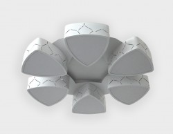 Управляемый светильник Ambrella light FG2066 WH 144W+21W D800 ORBITAL GRANULE