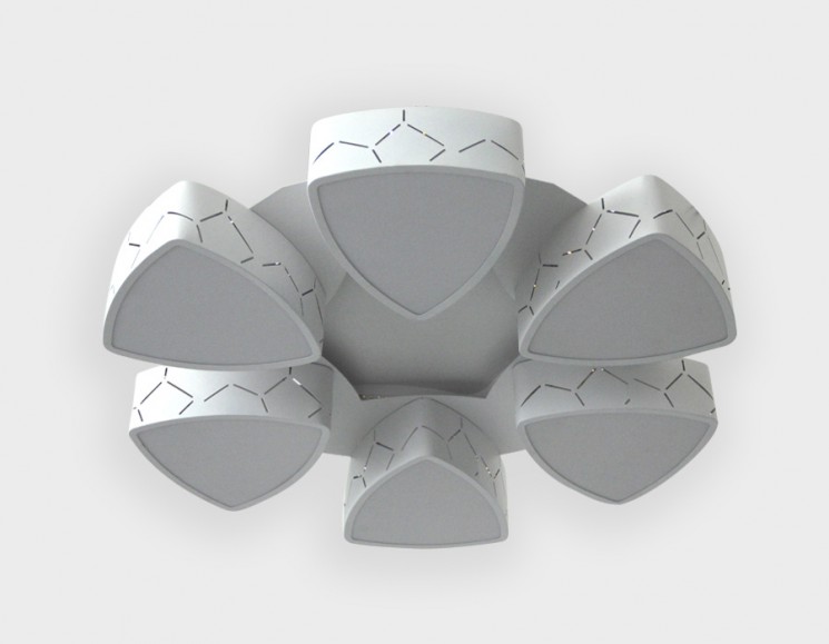 Управляемый светильник Ambrella light FG2066 WH 144W+21W D800 ORBITAL GRANULE