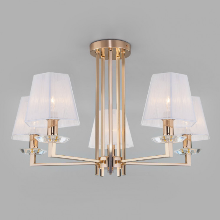 Люстра на штанге Eurosvet 60114/5 золото Alegria