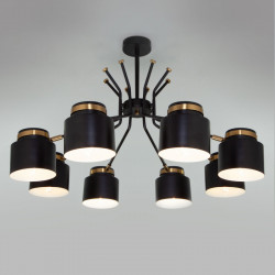 Люстра на штанге Eurosvet 70133/8 черный Batler