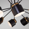 Люстра на штанге Eurosvet 70133/8 черный Batler