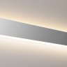 Линейный светодиодный накладной двусторонний светильник 53см 20Вт 101-100-40-53 3000К матовое серебро