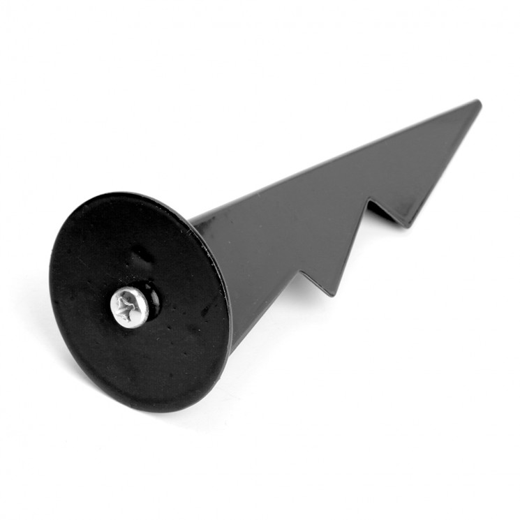 Держатель(штырь) грунтовый для ландшафтных светильников-столбиков Feron ДГ-02 черный 51813