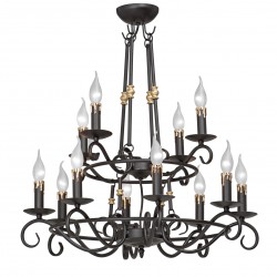 Люстра Vitaluce V1039/8+4, 12хЕ14 макс. 60Вт