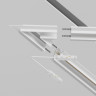 Угол-соединитель 45° Gravity встраиваемый Maytoni Technical TRA010CLS-42W Magnetic track system Gravity