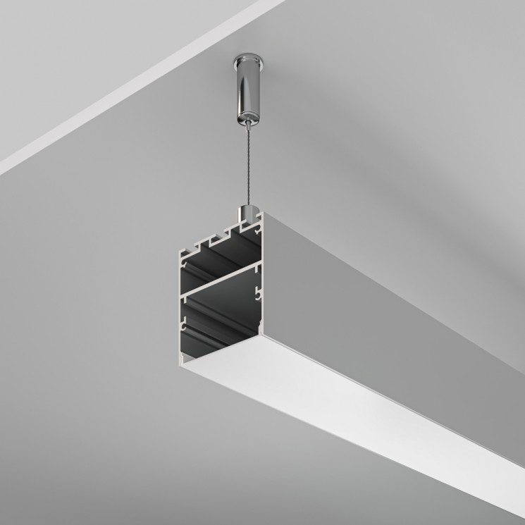 Профиль алюминиевый с экраном Maytoni Technical ALM-5050-S-2M 50х50 мм 2 м