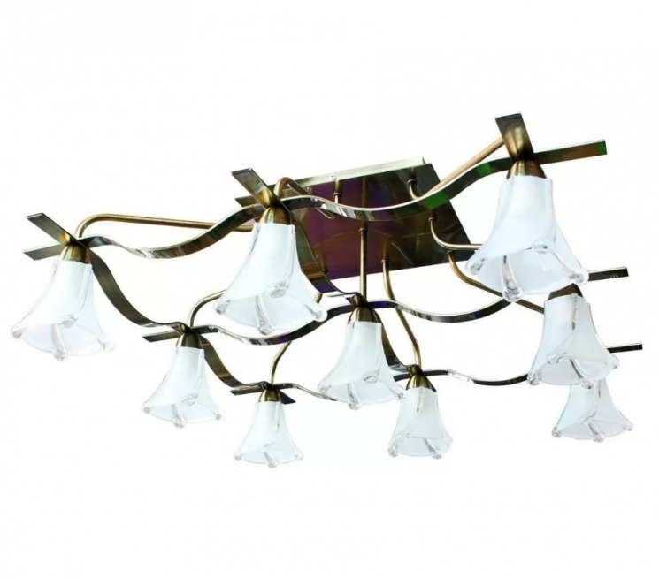 Люстра Максисвет Еврокаркасы 9031/9 ANTIQUE BRASS(Ск)