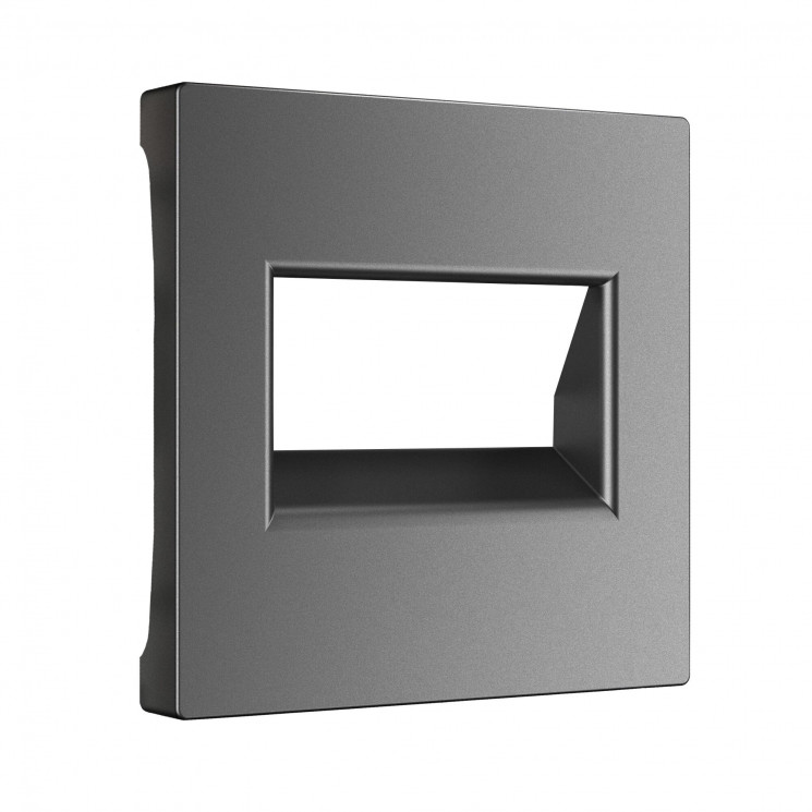 Накладка для двойной розетки Еthernet RJ-45 (графит матовый) W1191164 Werkel