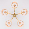 Потолочный светильник  Eurosvet Ofelia 60070/5 перламутровое золото