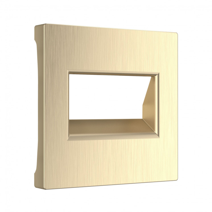 Накладка для двойной розетки Еthernet RJ-45 (шампань рифленый) W1191110 Werkel