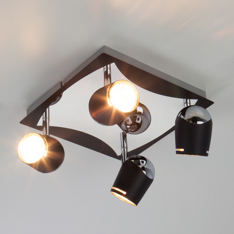 Потолочный светильник  Eurosvet Middle 20057/4 хром/черный