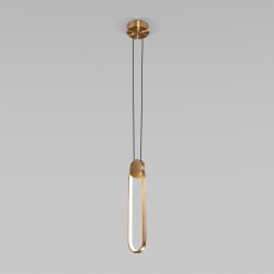 Подвесной светодиодный светильник Eurosvet 50218/1 LED бронза