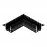 Угол-соединитель потолок-потолок для встраиваемого шинопровода SKYFLAT ST Luce Черный         ST069.409.10
