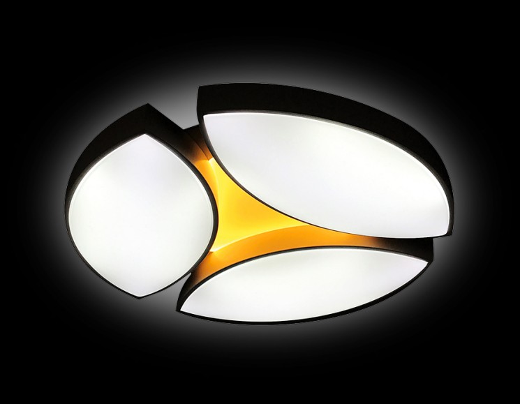 Управляемый светильник Ambrella light FG2070 WH 108W+16W D680 ORBITAL GRANULE